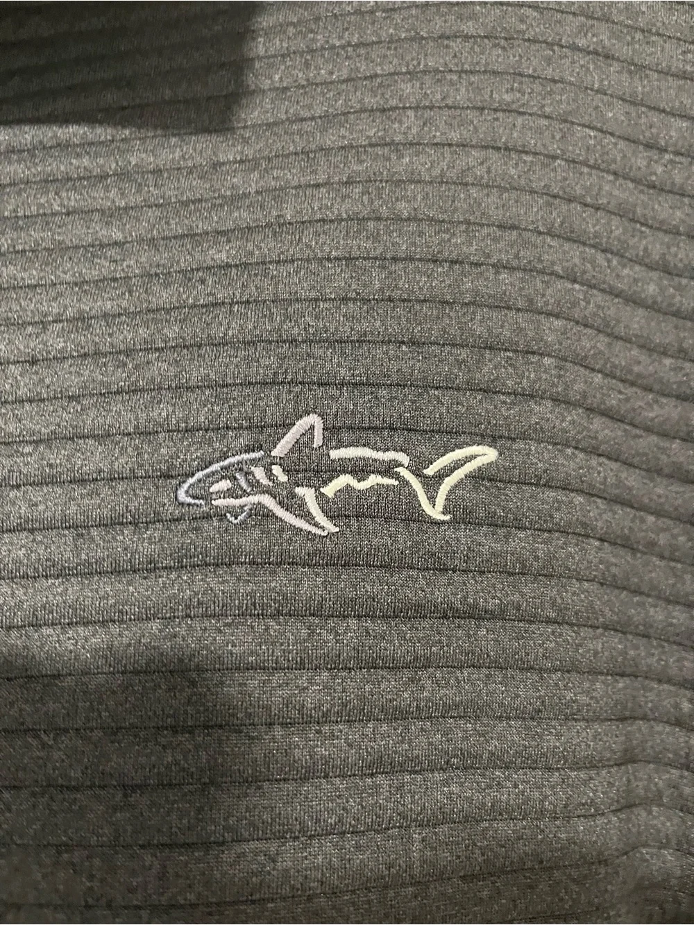 Attack Life by Greg Norman Men's Charcoal & Black Quarter-Zip Pullover
